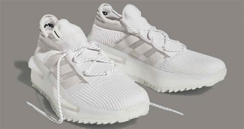 white adidas nmd laces